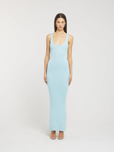 Ana Dress - Oceanic Blue Sequin