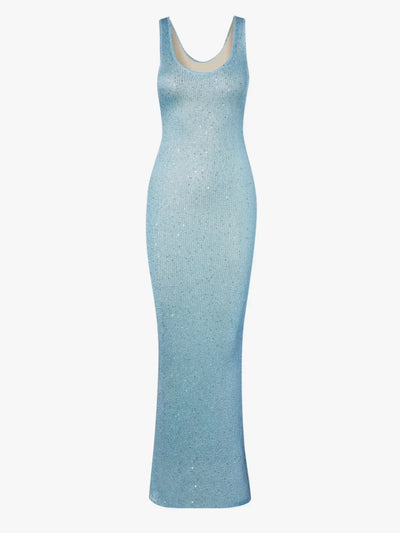 Ana Dress - Oceanic Blue Sequin